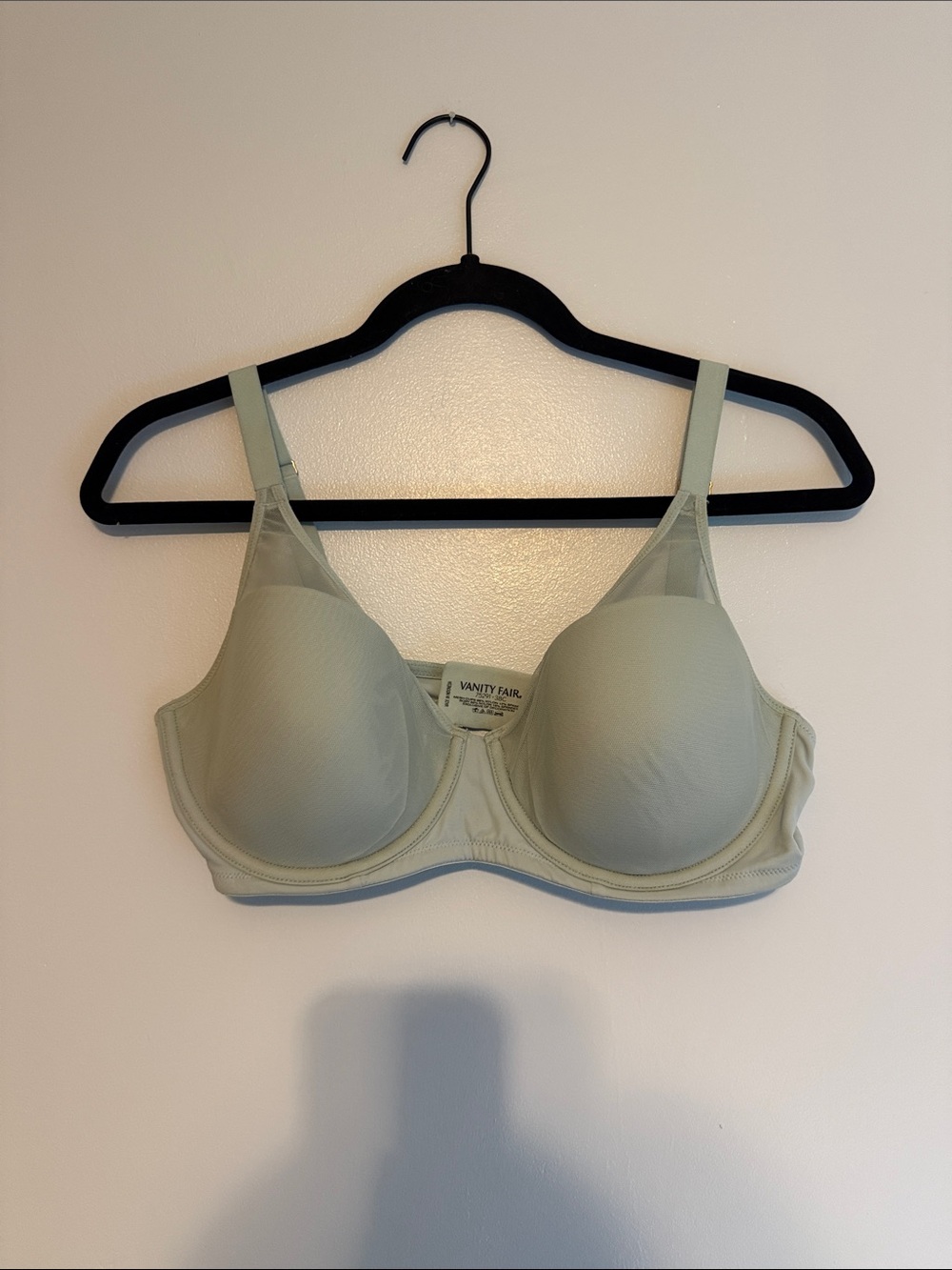Vanity Fair Sage Green Underwire Molded Bra